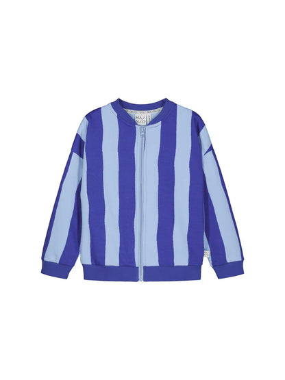 Ripple bomber jacket with applique