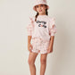 Cherries Print Twill Shorts