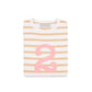 Biscuits & White Striped Number 2 - Shirt