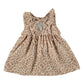 Baby Animal Print Dress With Ruffled Neckline