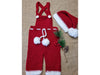 Mini Santa Overall with Hat