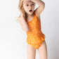 Bathing suit Orange Hearts