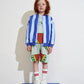 Ripple bomber jacket with applique