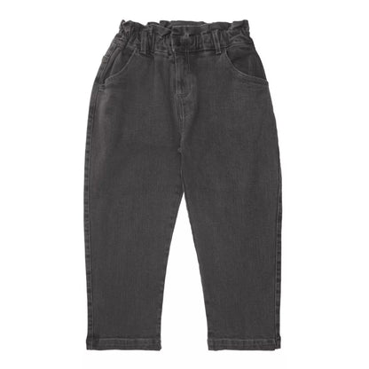 Black denim jeans