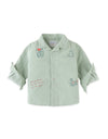 Baby Boys Hey Tiger Embro Fine Cord Shirt