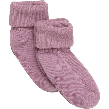 Baby rib sock w. ABS (2-pack)
