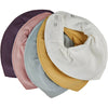 Bandana Bib - solid  (5-pack)