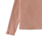 Baby Girls Rib Tee With Smockings On Ruffles