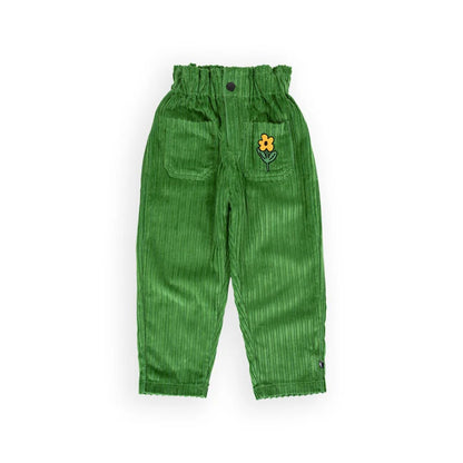 Basic - high waist chino with embroidery