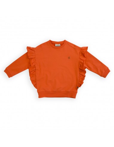 Basics - sweater with side ruffles