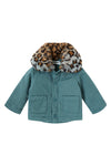 Animal Print Neck Coat