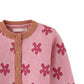 Baby Girls Floral Jacquard Cardigan