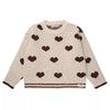 Baby heart sweater