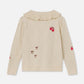 Nova Embr Ruffle Pullover