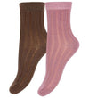 Ankle sock - rib (2-pack)