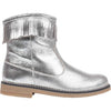 Festival Fringe Boots-Silver Metallic