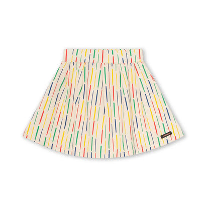 Bina Skirt . Multi Stripe