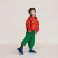 Basic - high waist chino with embroidery
